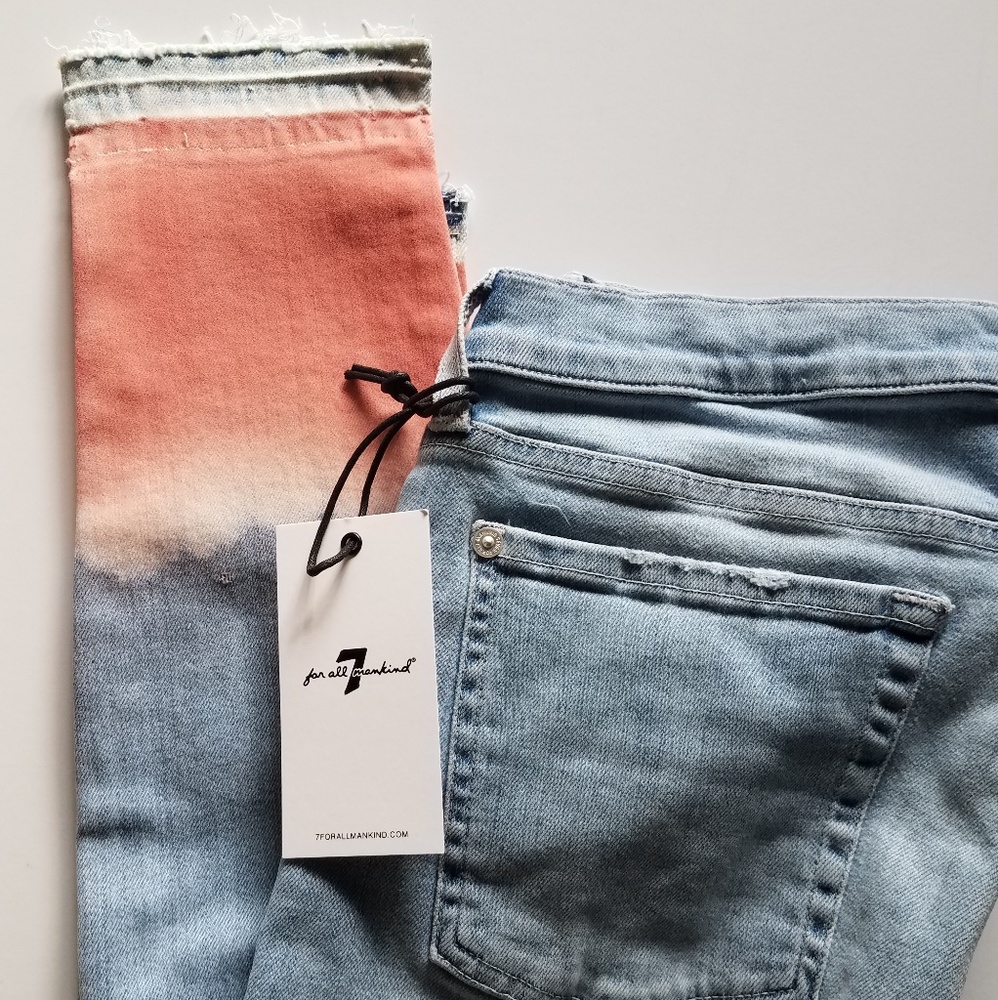 7 for All Mankind Coral Skinny Jeans - Picture 4 of 8